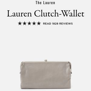 NWTO Hobo, The Lauren cluth-wallet. Grey.. brand new,  never used.